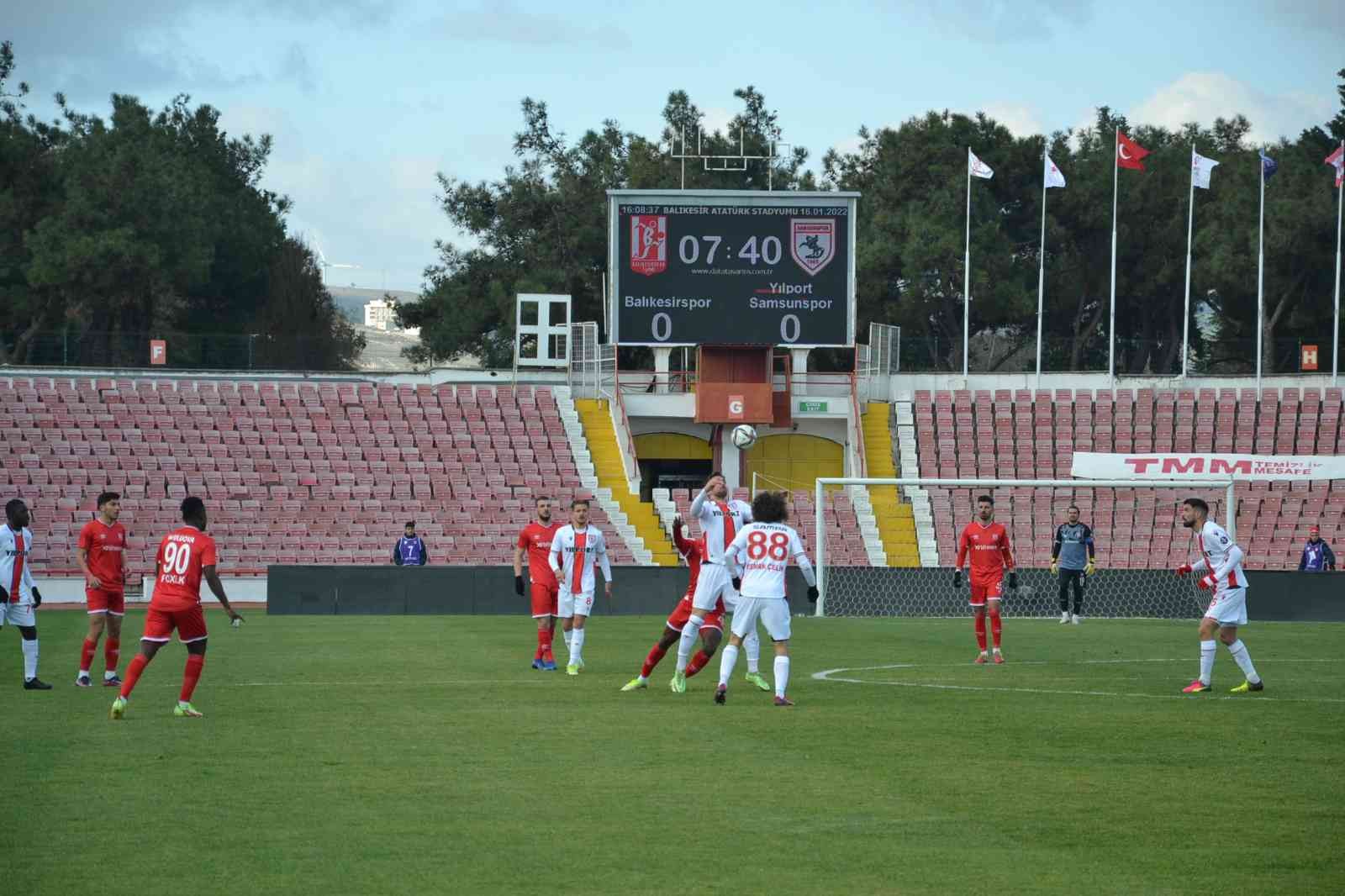 Spor Toto 1. Lig: Balıkesirspor: 0 - Samsunspor: 2 #balikesir