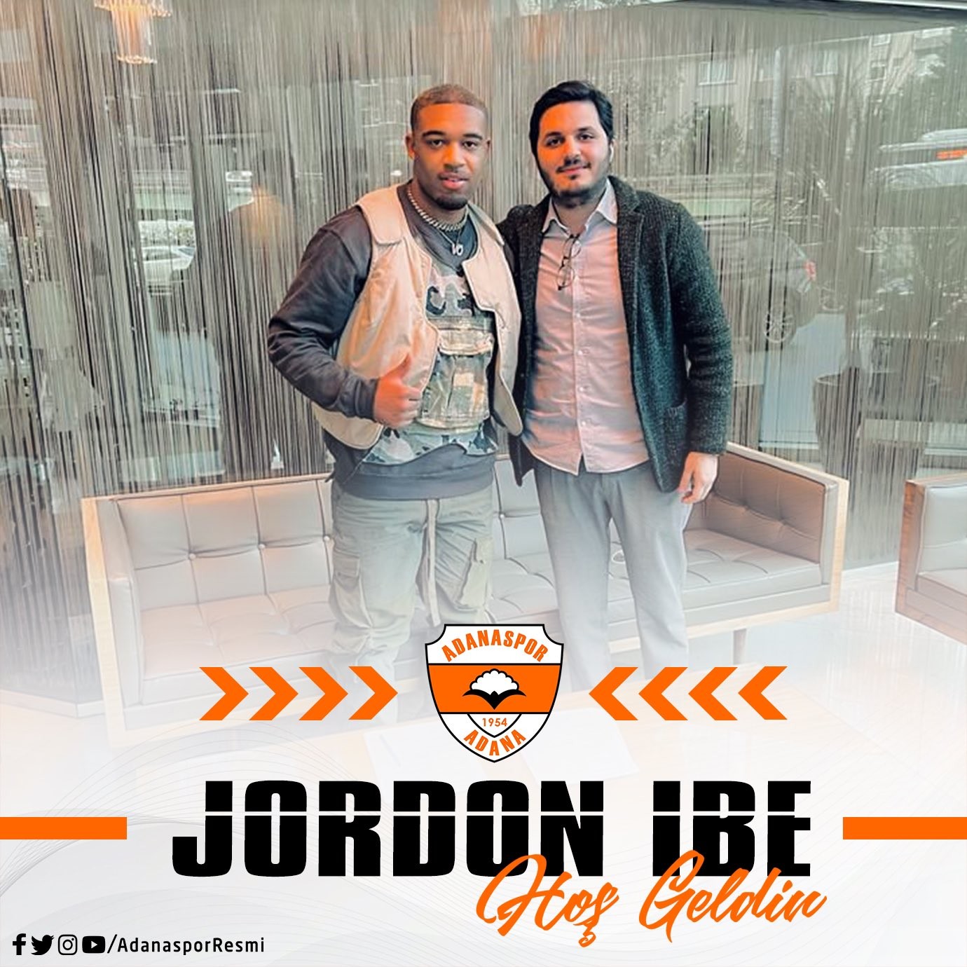 Adanaspor, bir dönem Liverpool forması da giyen Jordon Ibe ile 3.5 yıllık sözleşme imzalandığını açıkladı. #adana