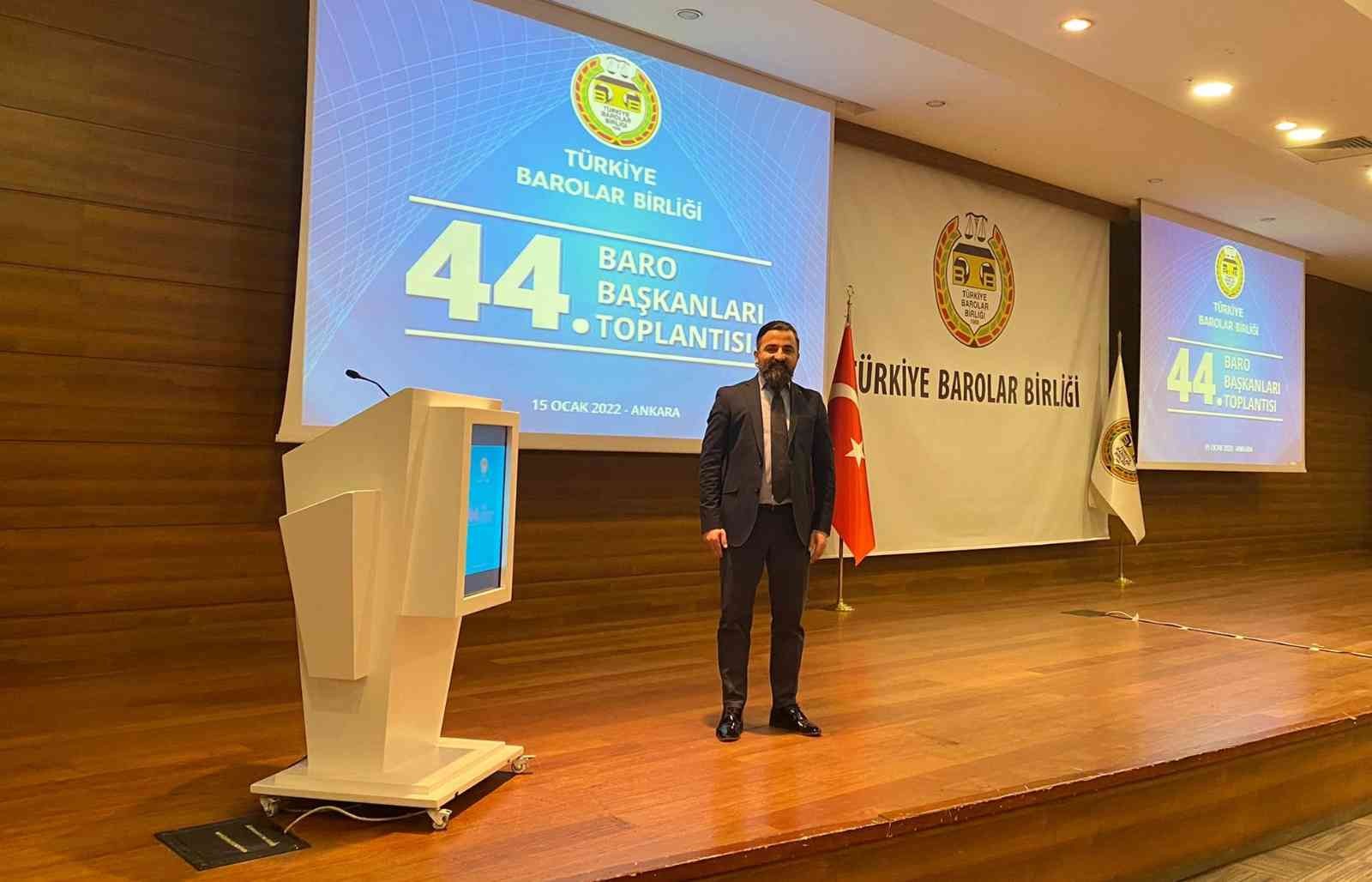 44. Baro Başkanları toplantısı TBB’de gerçekleştirildi #erzincan