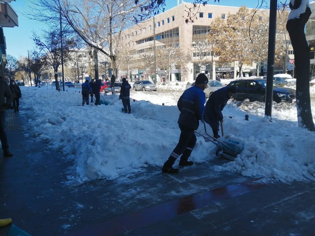 Gaziantep karla mücadele devam ediyor #gaziantep