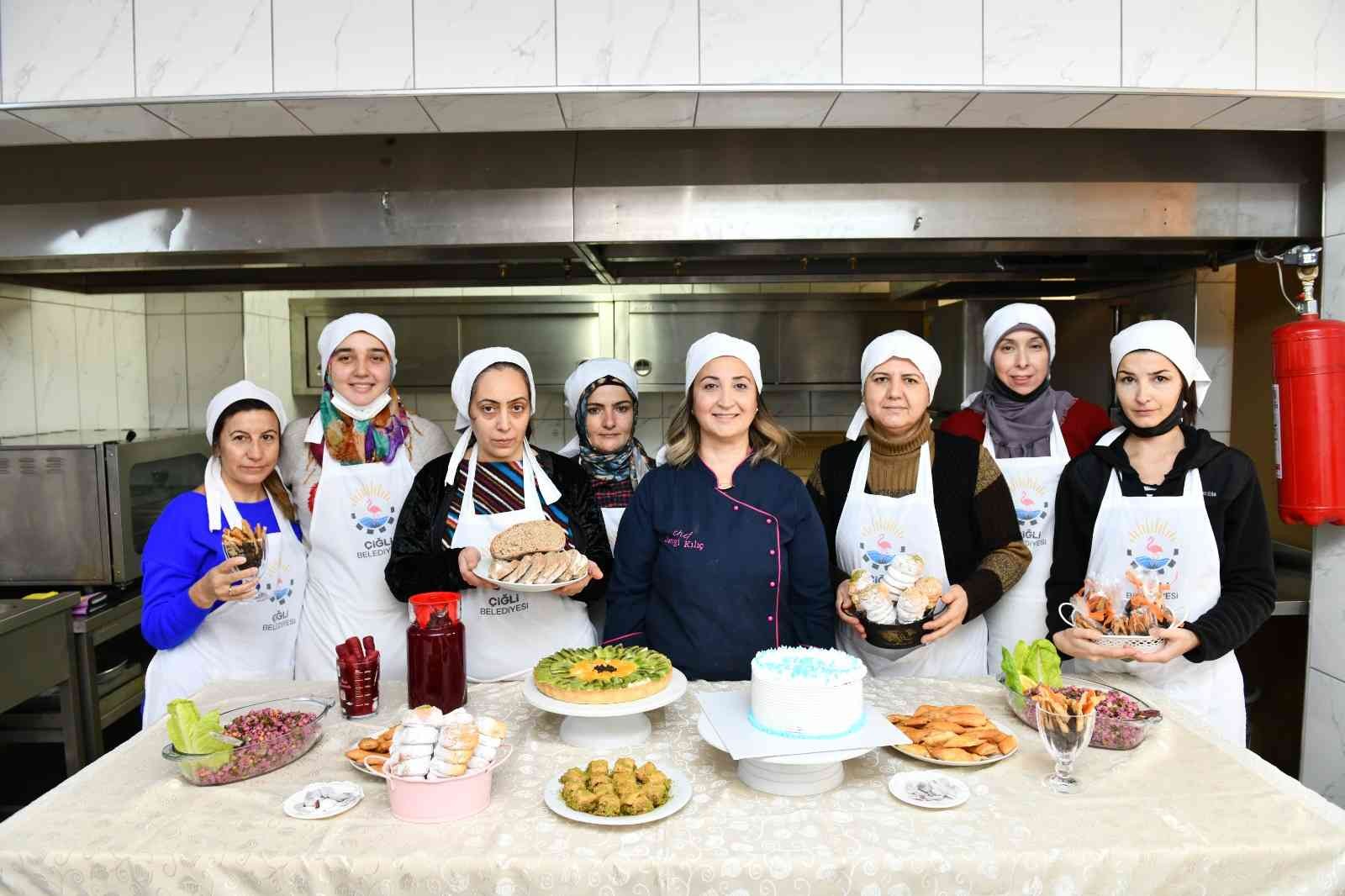 Çiğli’de kadınlara yönelik meslek edindirme kursları meyvelerini veriyor #izmir