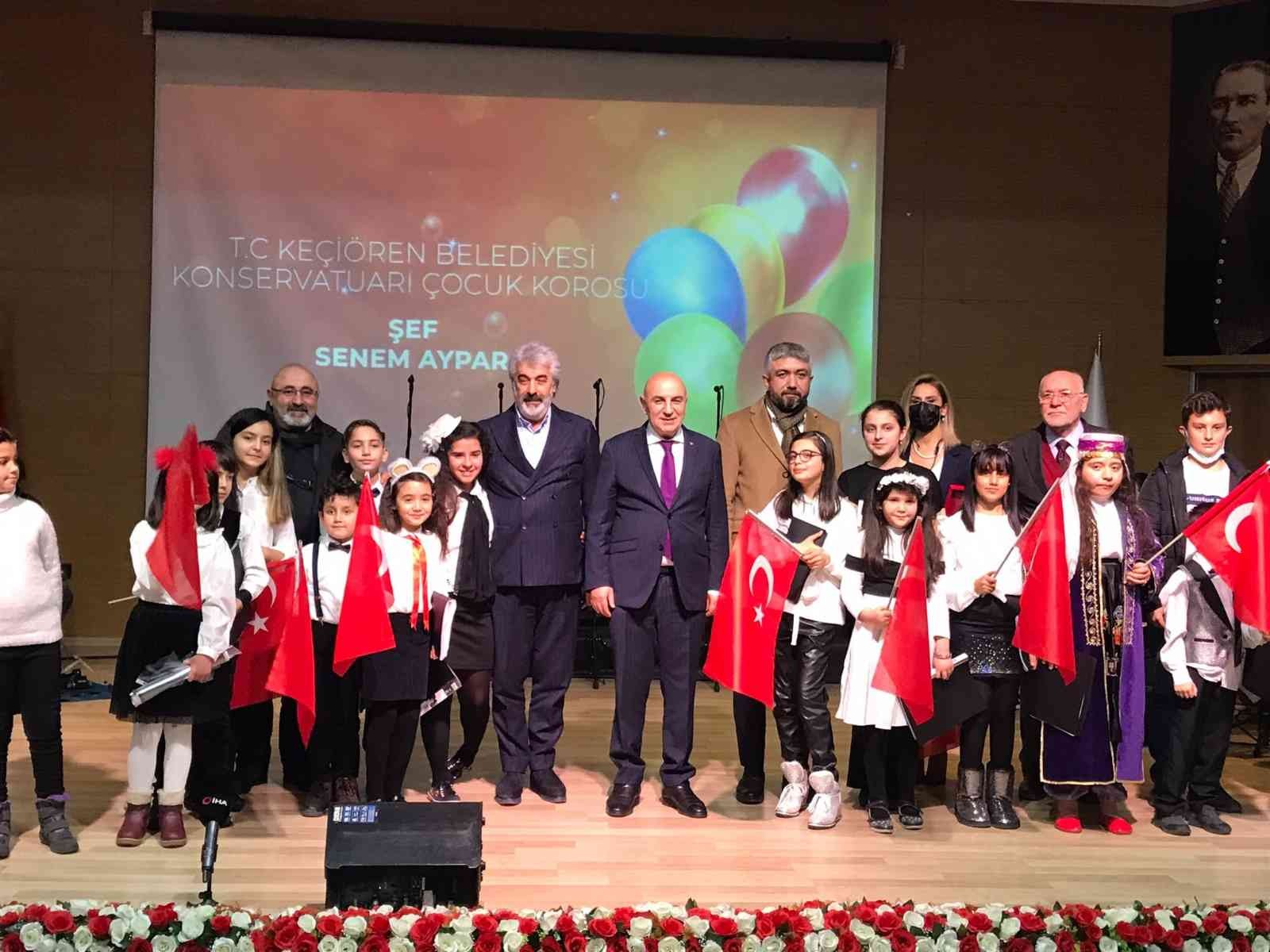 Başkan Altınok çocuklarla şarkı söyledi #ankara