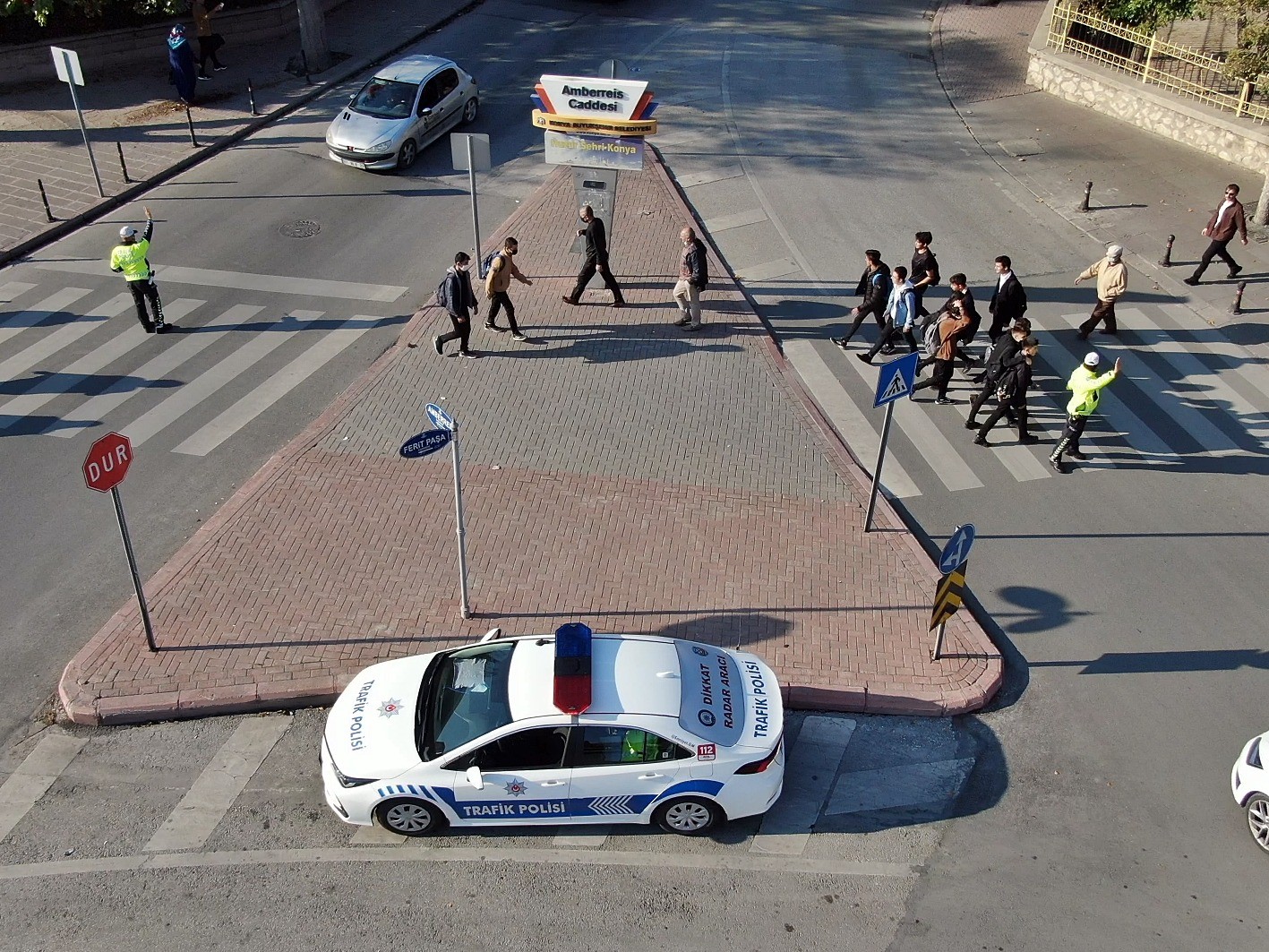 Konya'da yaya öncelikli trafik denetimi - Konya Haberleri