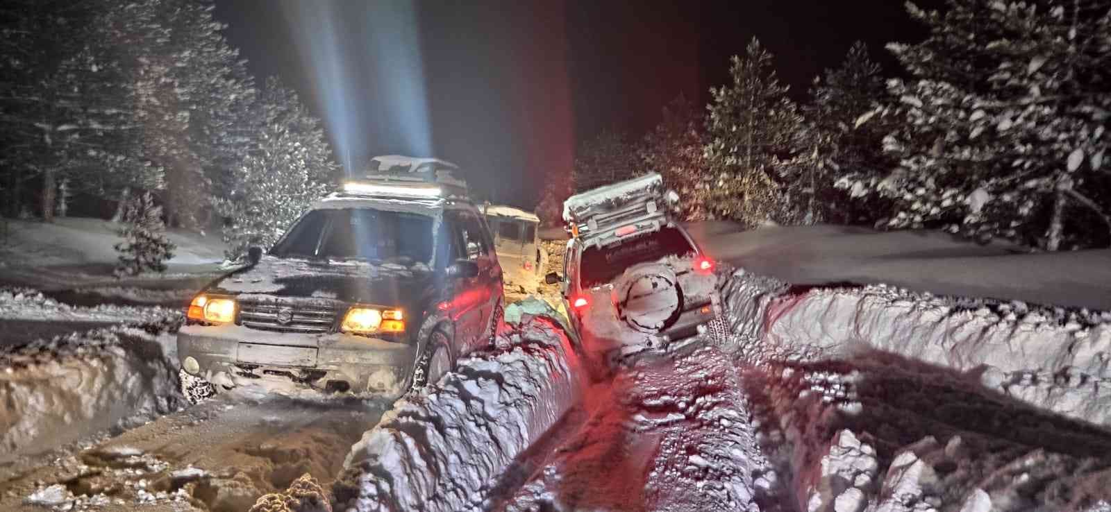 KARDOFF ekipleri yoğun kar yağışı öncesi teyakkuzda #karabuk