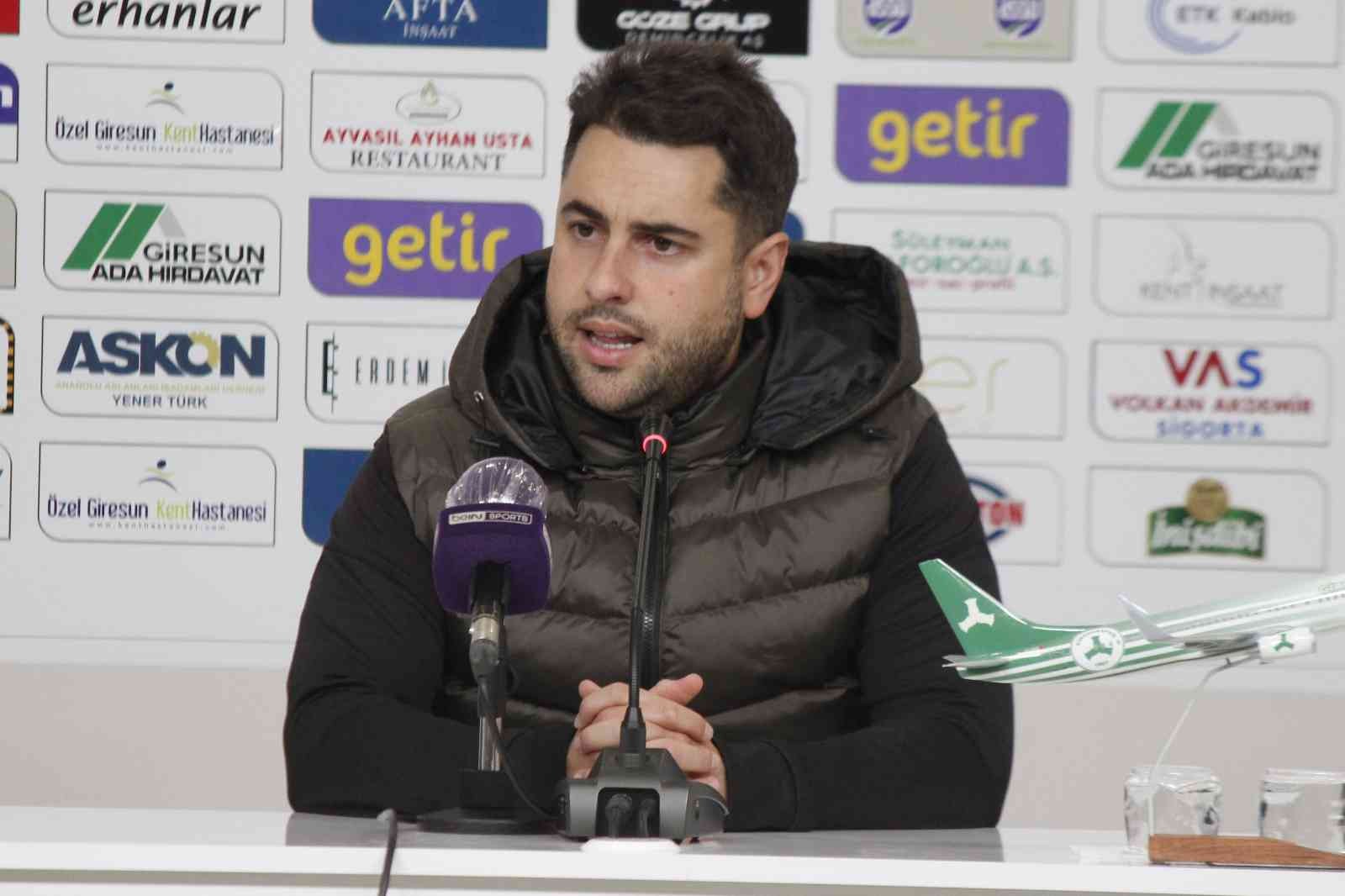 Felipe Sanchez Mateos: “Hocanın asla pes etmeyen oyununu tebrik etmek istiyorum” #giresun