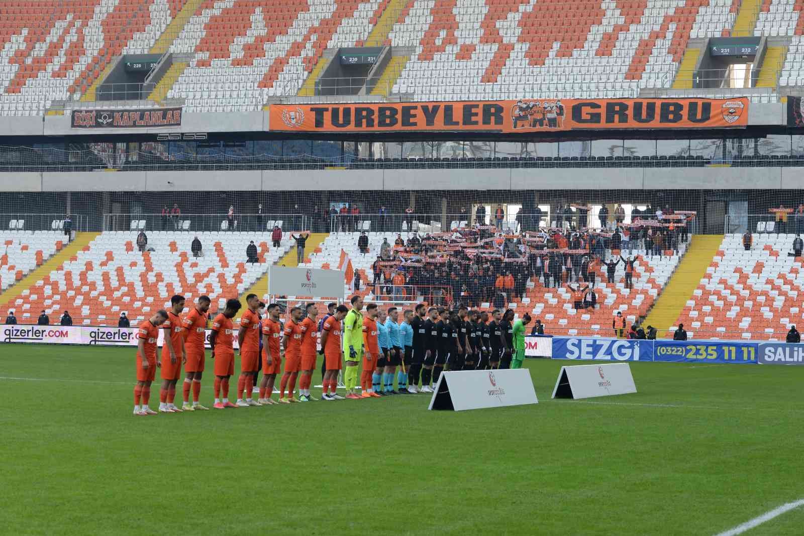Spor Toto 1. Lig: Adanaspor: 0 - Ankara Keçiörengücü: 1 (İlk yarı) #adana