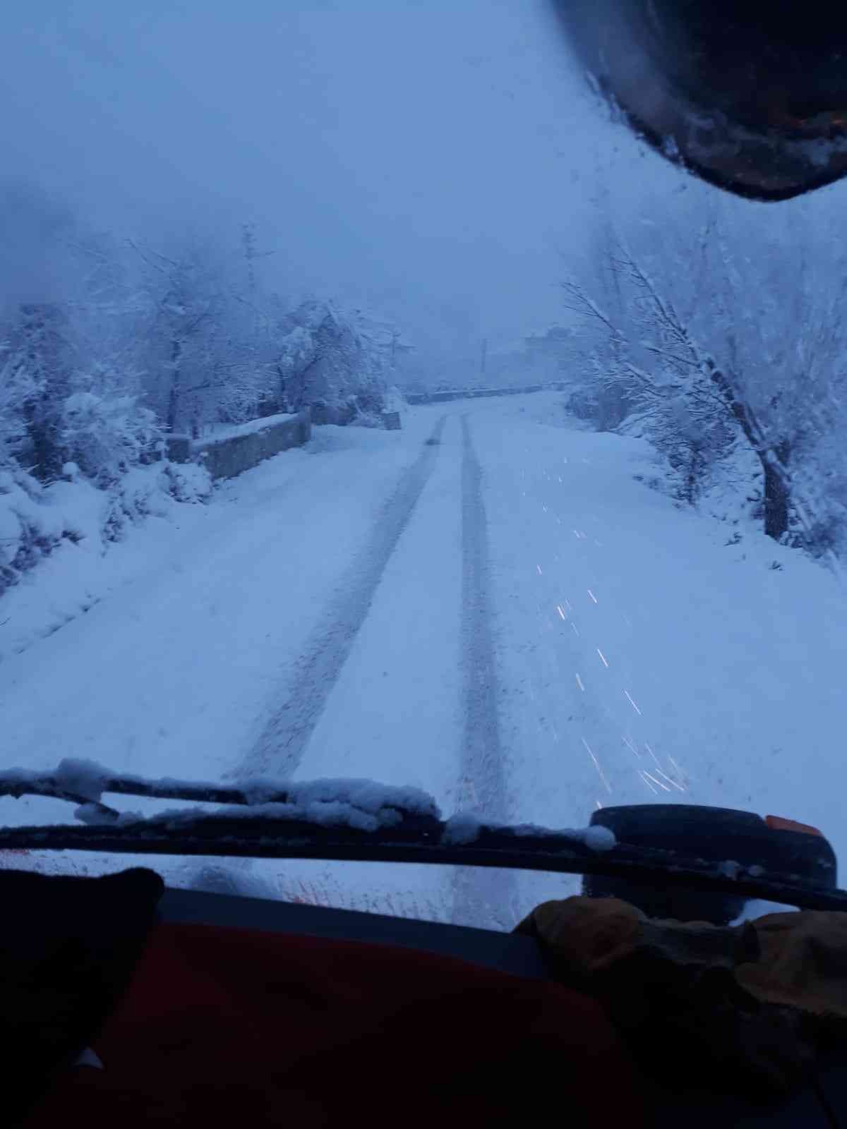 Zonguldak’ta 252 köy yolu ulaşıma kapalı