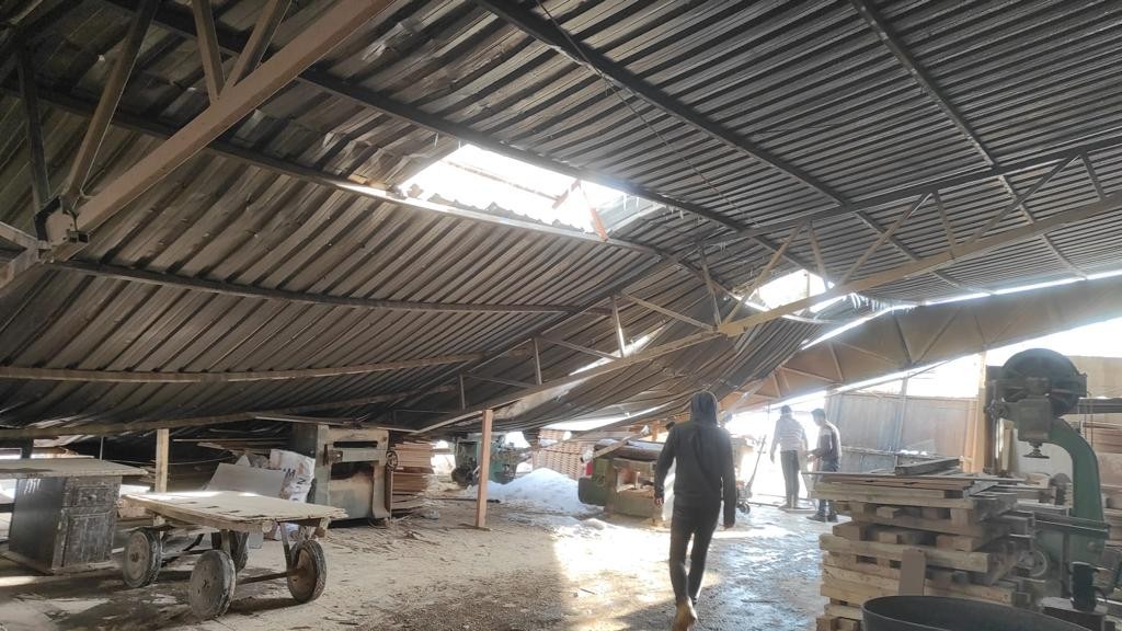 Gaziantep’te 6 günde 120 çatı çöktü, 254 hayvan telef oldu #gaziantep