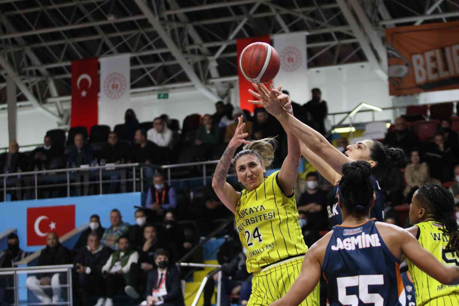 Kadınlar Basketbol Süper Ligi: Çukurova Basketbol: 86 - Çankaya Üniversitesi: 72