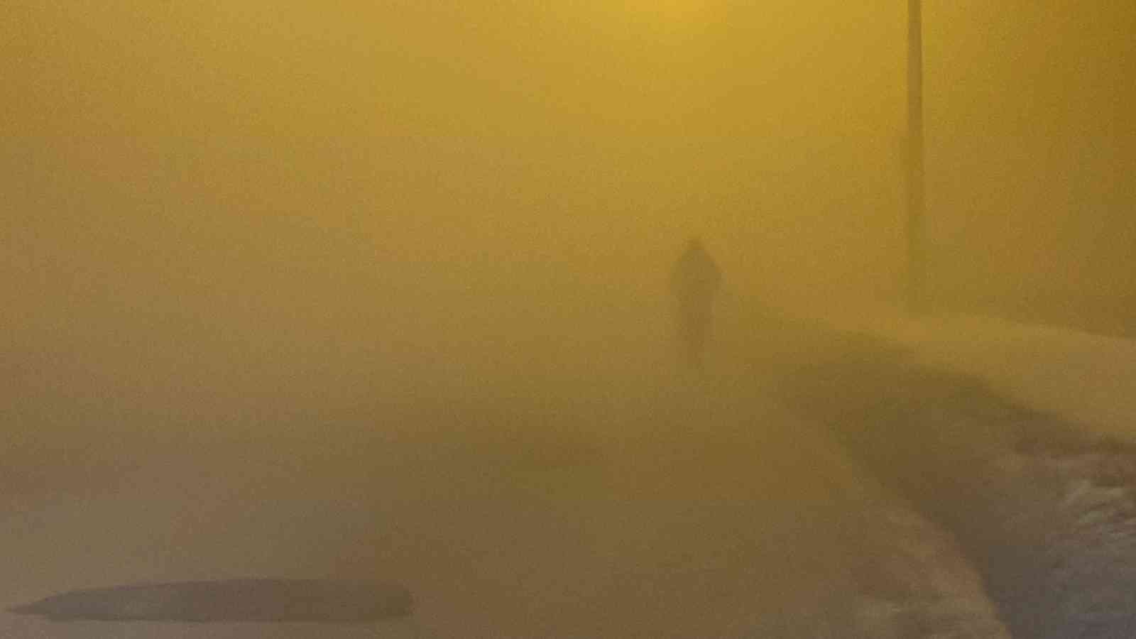 Düzce’de yoğun sis: Göz gözü görmüyor #duzce