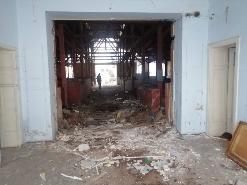 Erdek’te Marmarabirlik eski binası yıkılıyor #balikesir