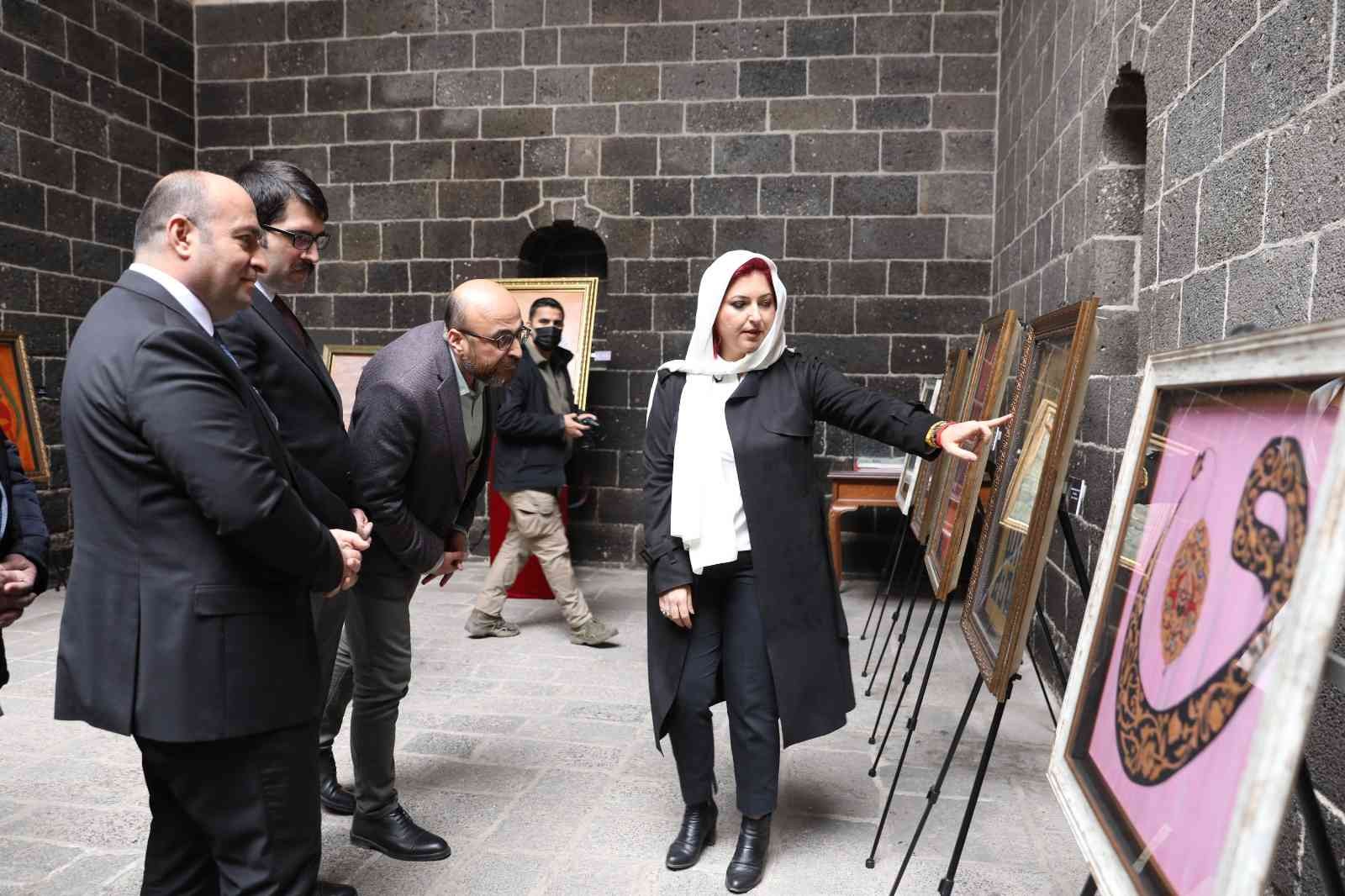Diyarbakır’da ’Kelamdan Kaleme Hüsn-ü Hat’ sergisi açıldı #diyarbakir