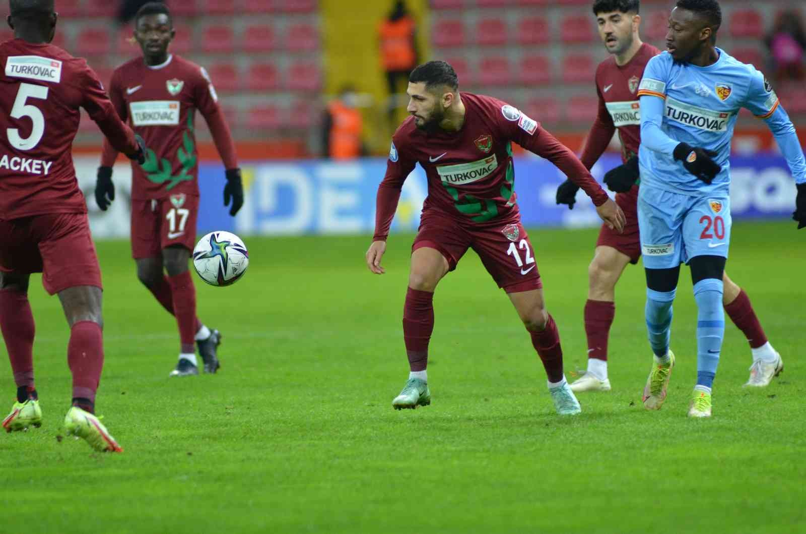 Spor Toto Süper Lig: Kayserispor: 1 - Hatayspor: 0 (İlk yarı) #kayseri