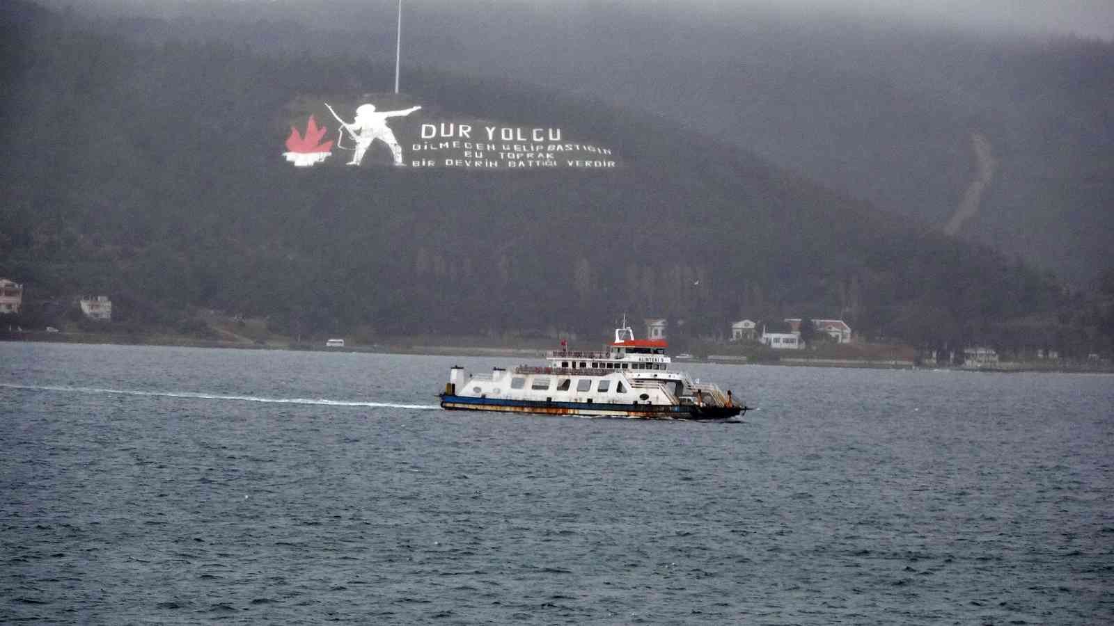 Çanakkale’de, Gökçeada ve Bozcaada’ya feribot seferleri yapılamıyor #canakkale