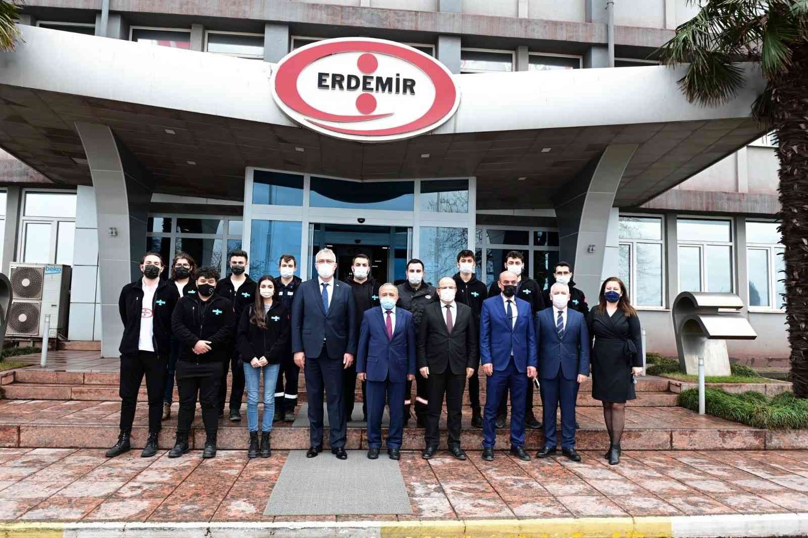 Rektör Çufalı’dan ERDEMİR’e ziyaret #zonguldak