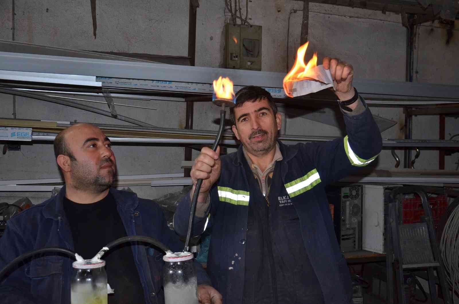 10 liralık benzinle iş yerini 10 saat ısıtacak #kahramanmaras