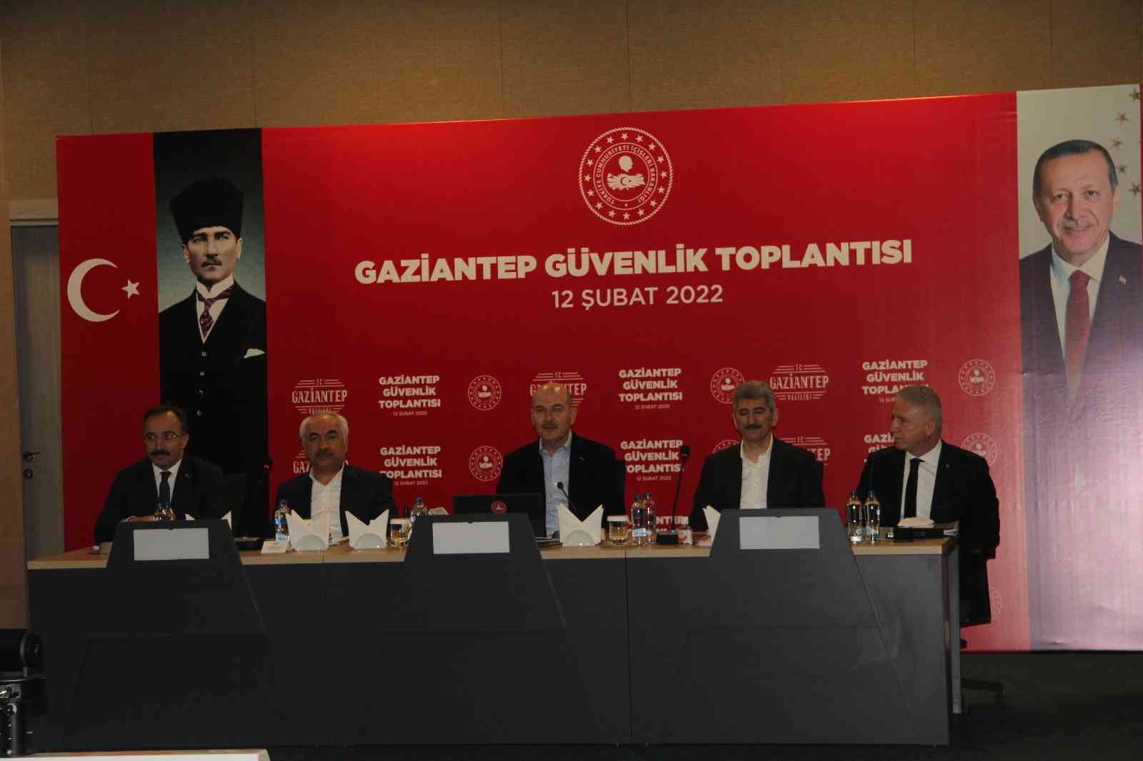 Bakan Soylu Gaziantep’te güvenlik toplantısına katıldı #gaziantep