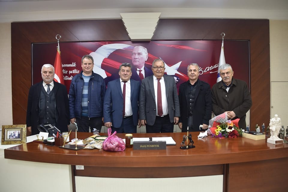 Alaplı Gazeteciler Derneği, Başkan Posbıyık’ı ziyaret etti #zonguldak