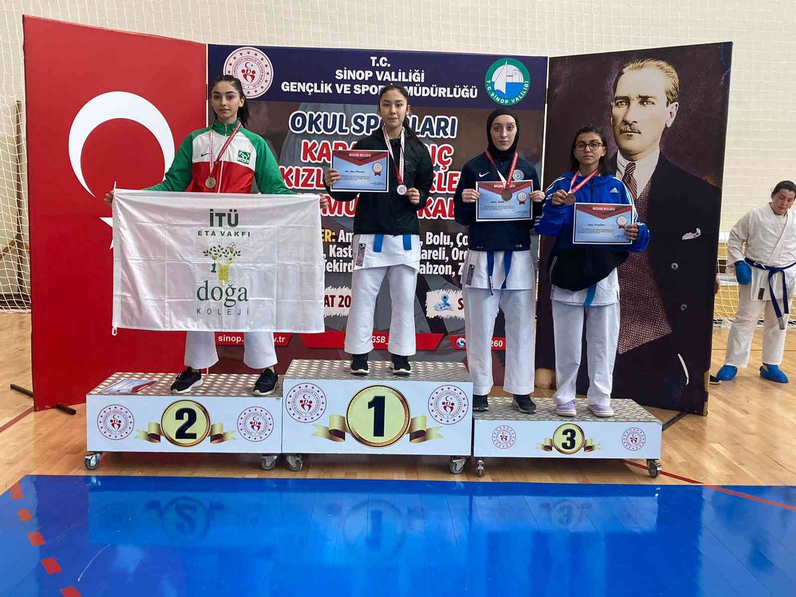 İhlas Koleji öğrencisi Sena Türkmen’den karatede birincilik #istanbul