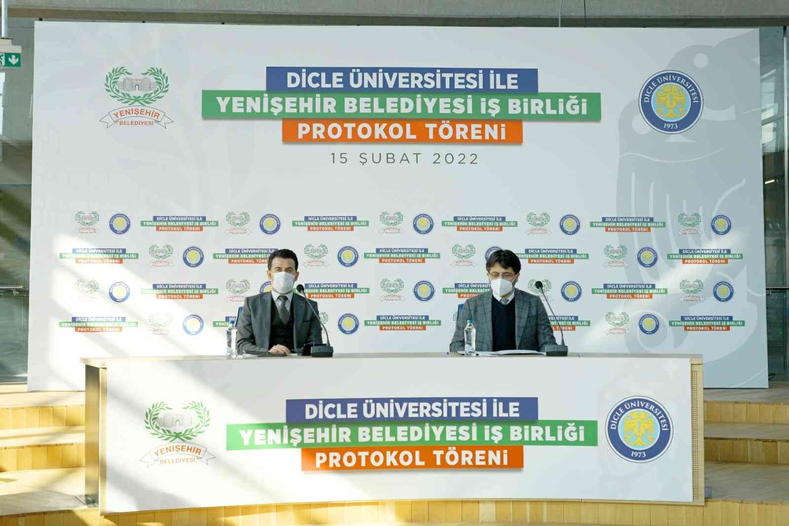 Yenişehir Belediyesi ile Dicle Üniversitesi arasından iş birliği protokolü #diyarbakir