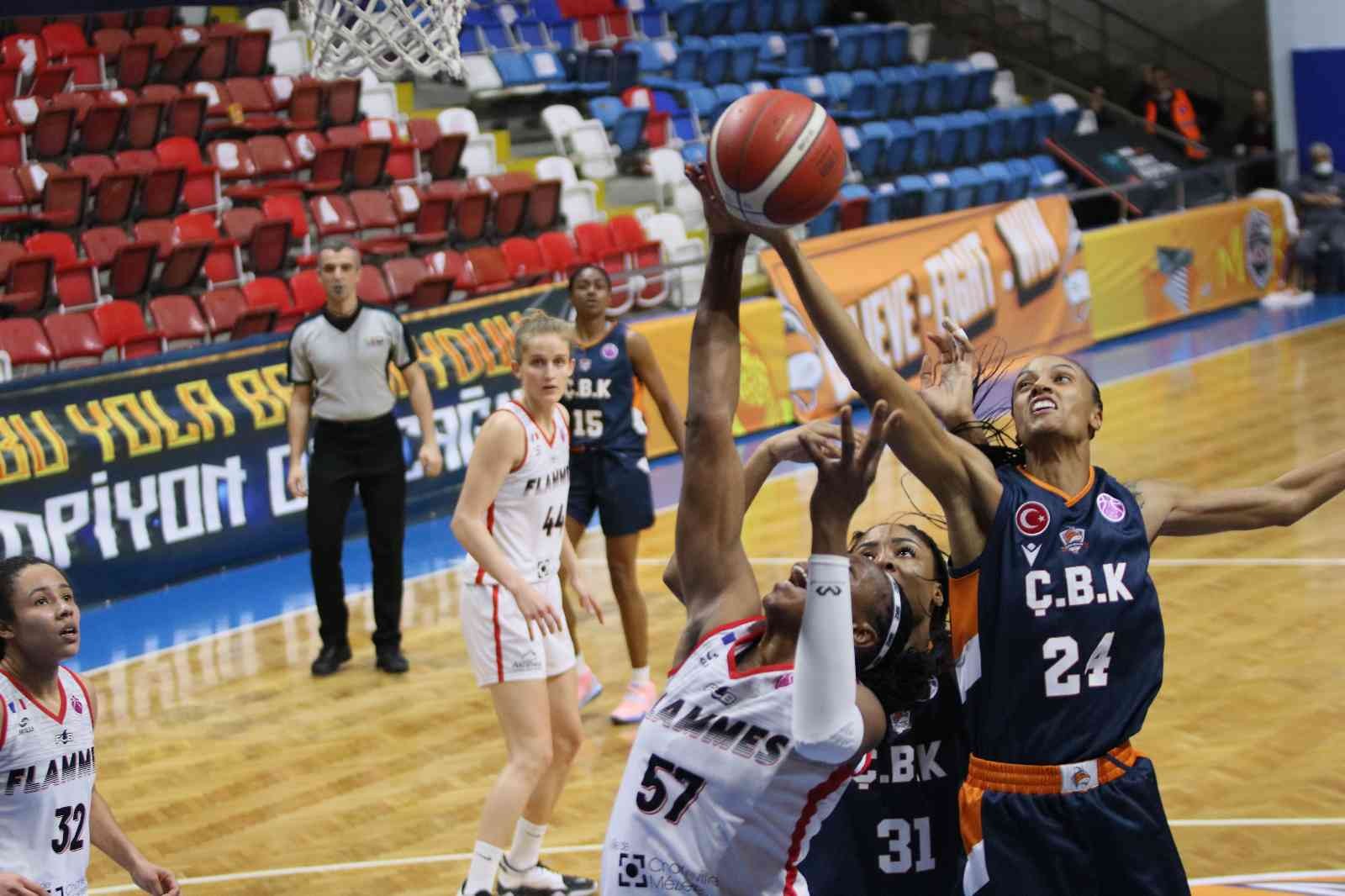 FIBA Kadınlar Avrupa Kupası: Mmes Carolo:64 Çukurova Basketbol:95 #mersin