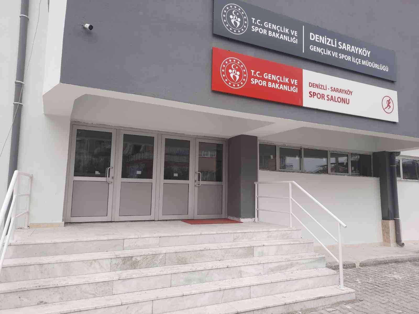 Sarayköy Spor Salonu baştan aşağıya yenilendi #denizli