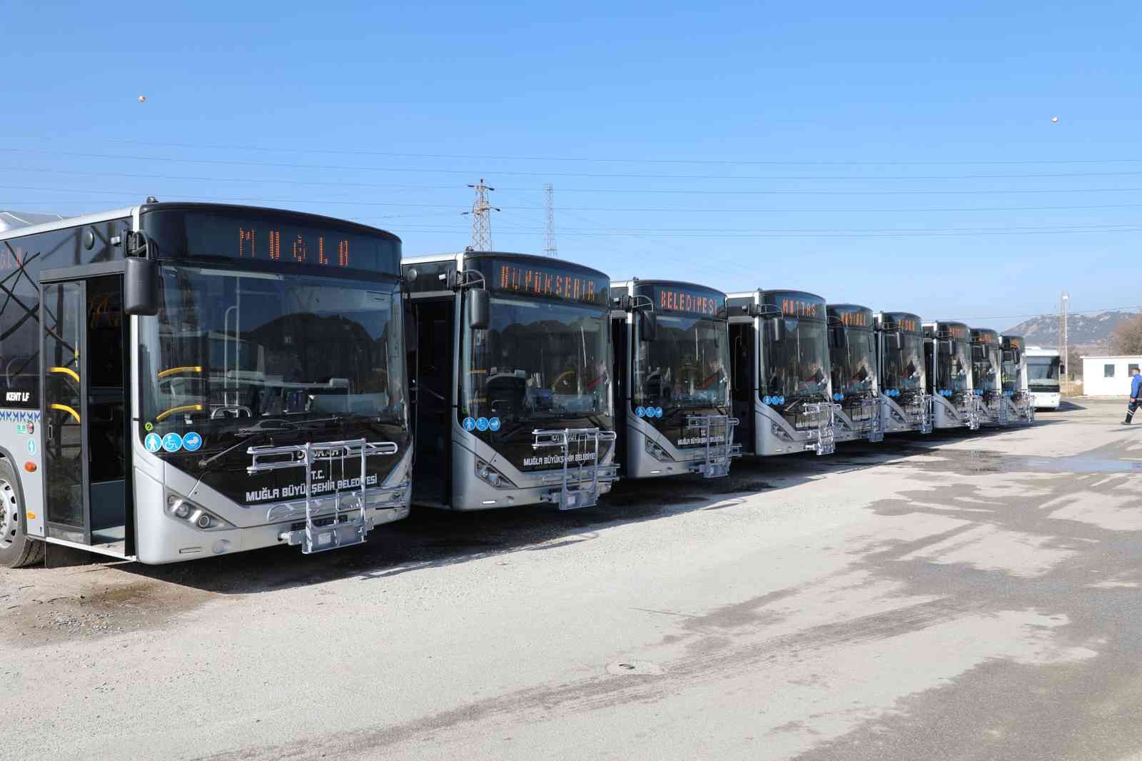 Muğla ulaşımına 90 yeni otobüs katılıyor