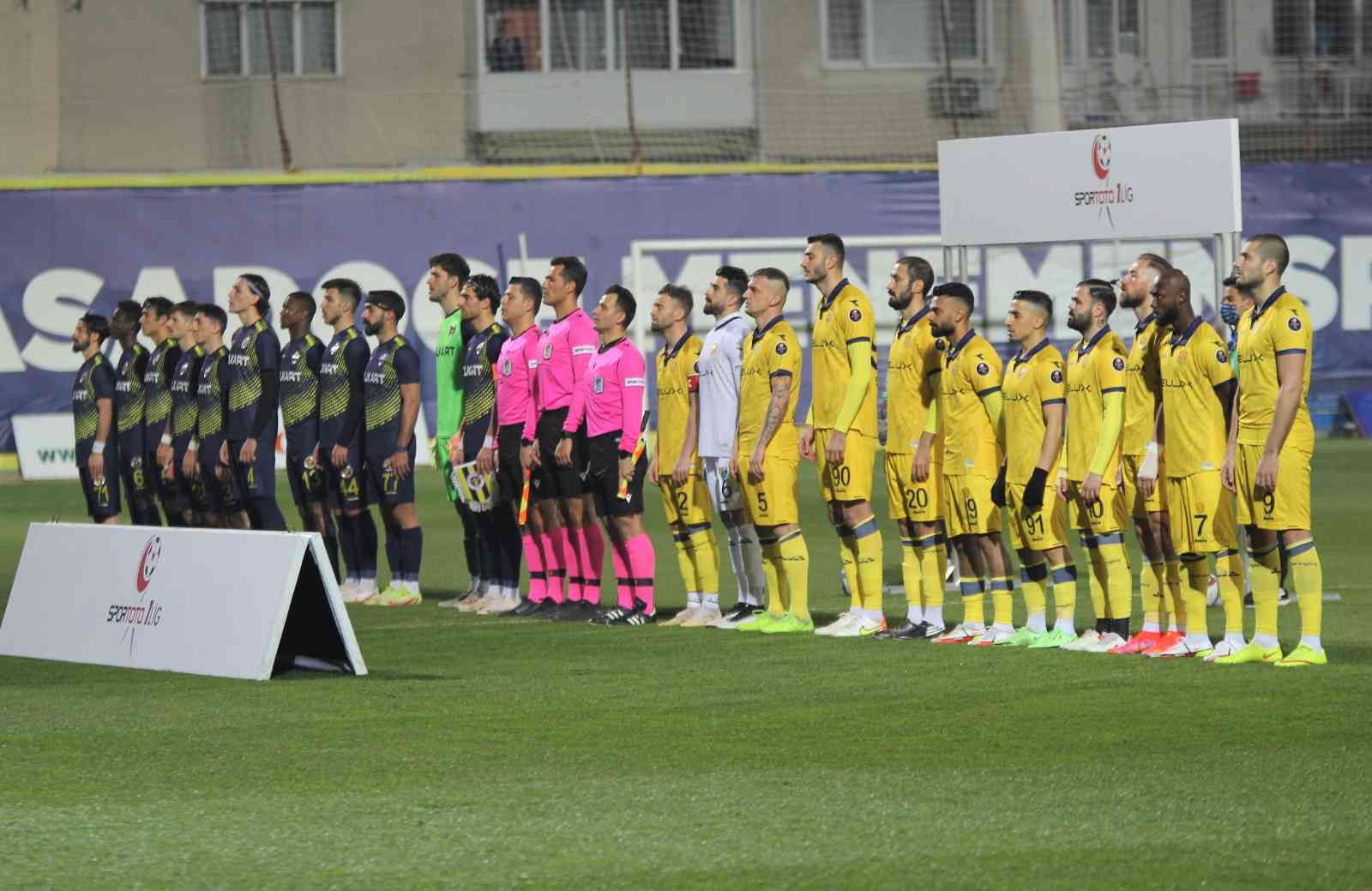 Spor Toto 1. Lig: Menemenspor: 1 - MKE Ankaragücü: 1 #izmir