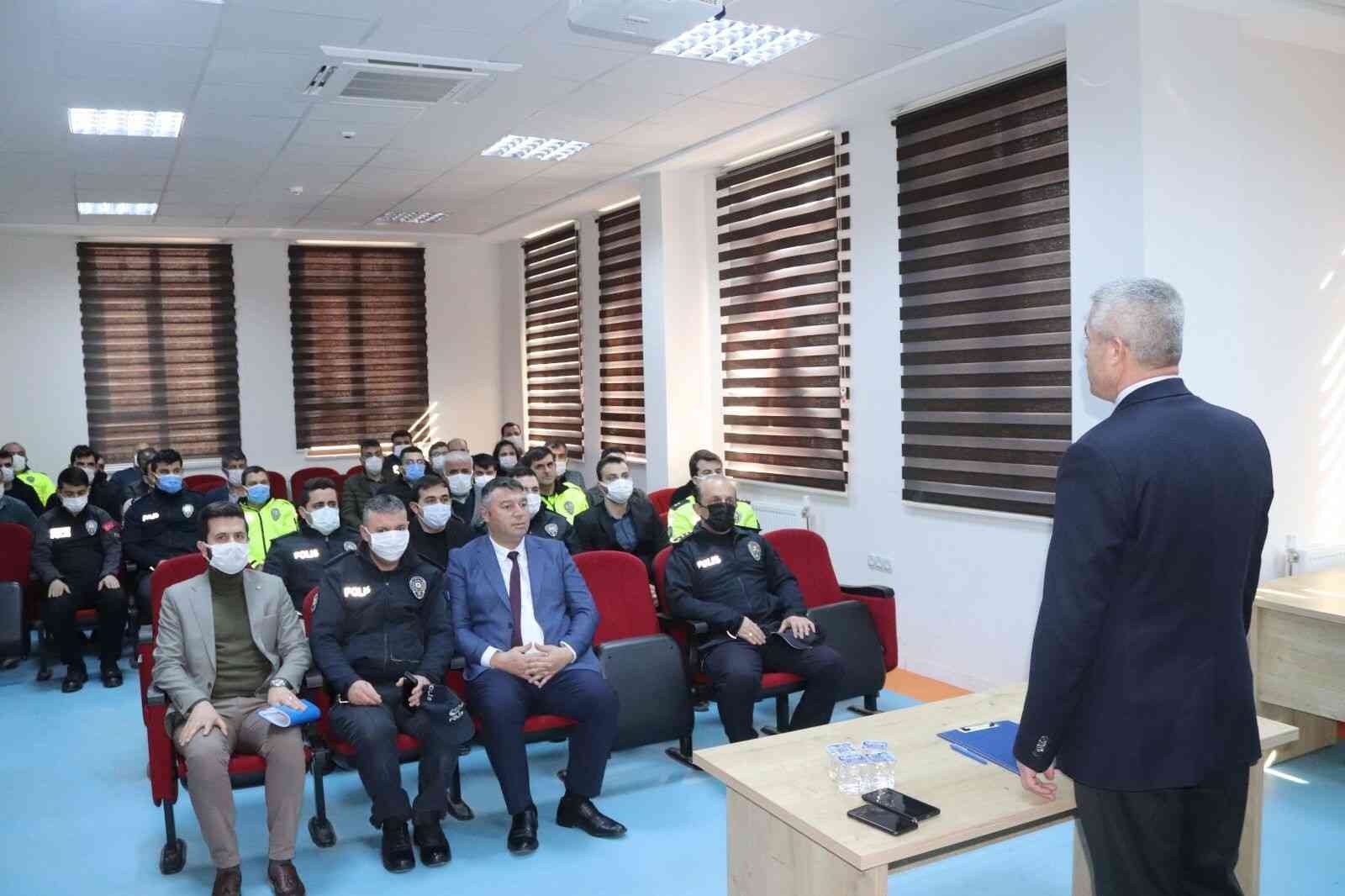 Kahta’da emniyet müdürlüğü toplantısı gerçekleştirildi #adiyaman