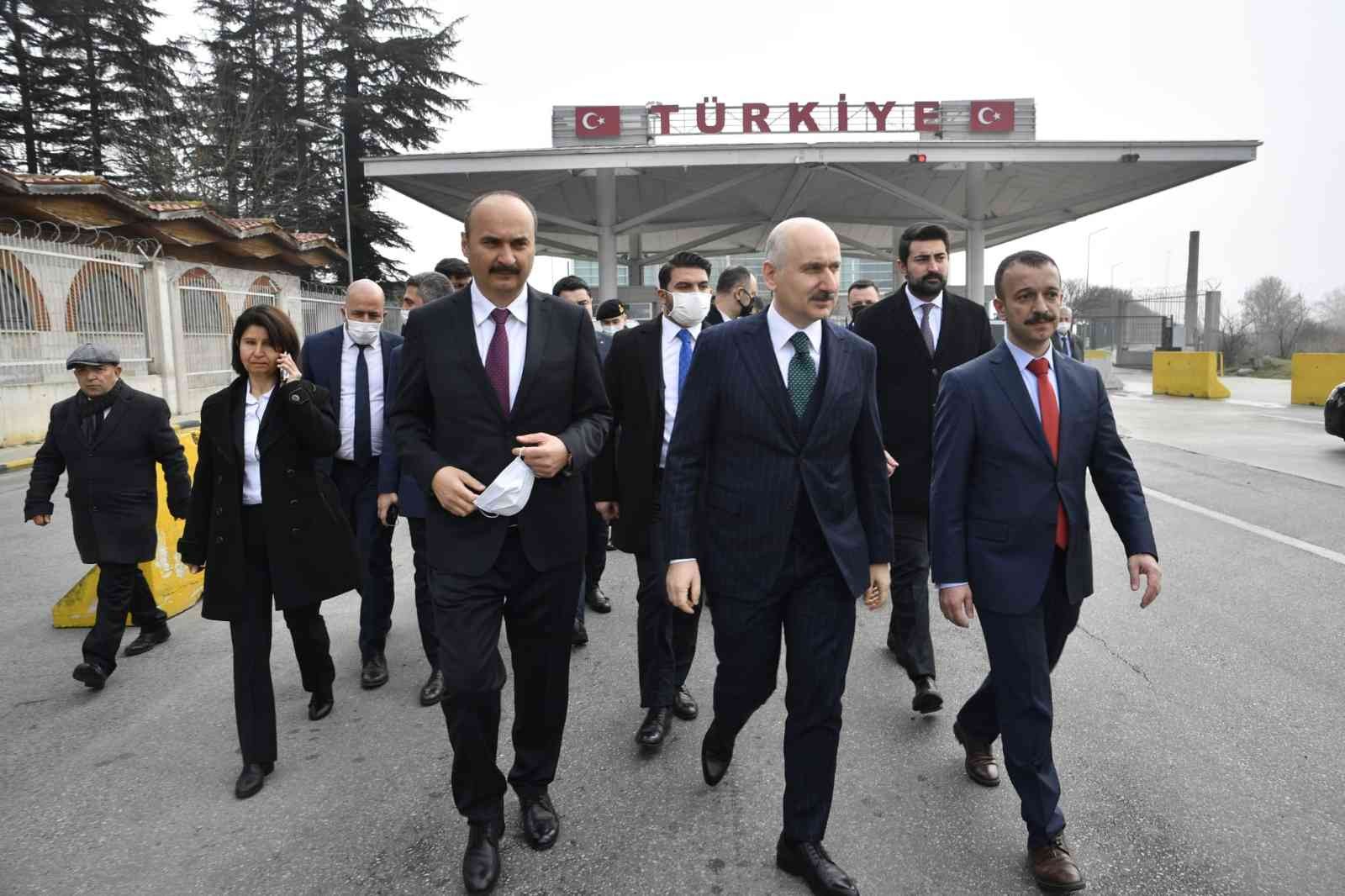 Ulaştırma ve Altyapı Bakanı Karaismailoğlu, Edirne’de #edirne