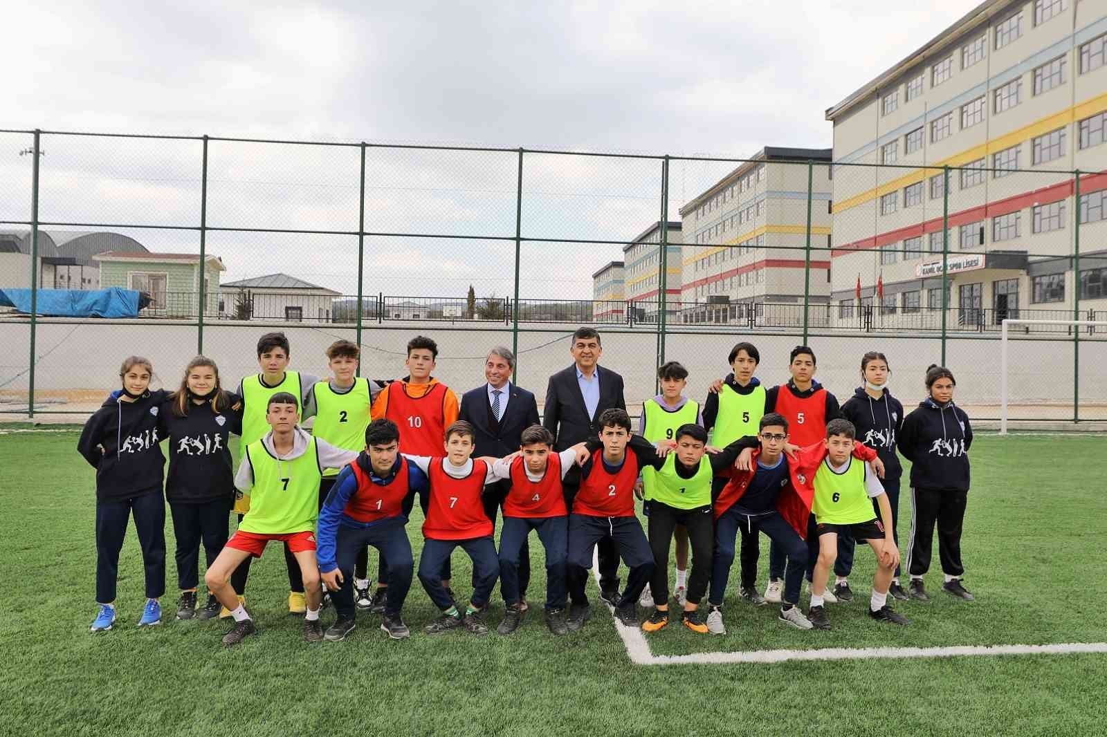Fadıloğlu’ndan Kamil Ocak Spor Lisesi’ne ziyaret #gaziantep