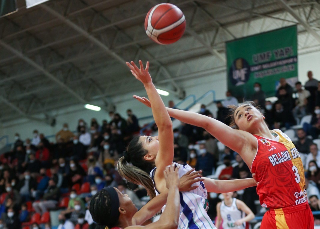 KBSL: İzmit Belediyespor: 53 - Kayseri Basketbol: 60 #kocaeli
