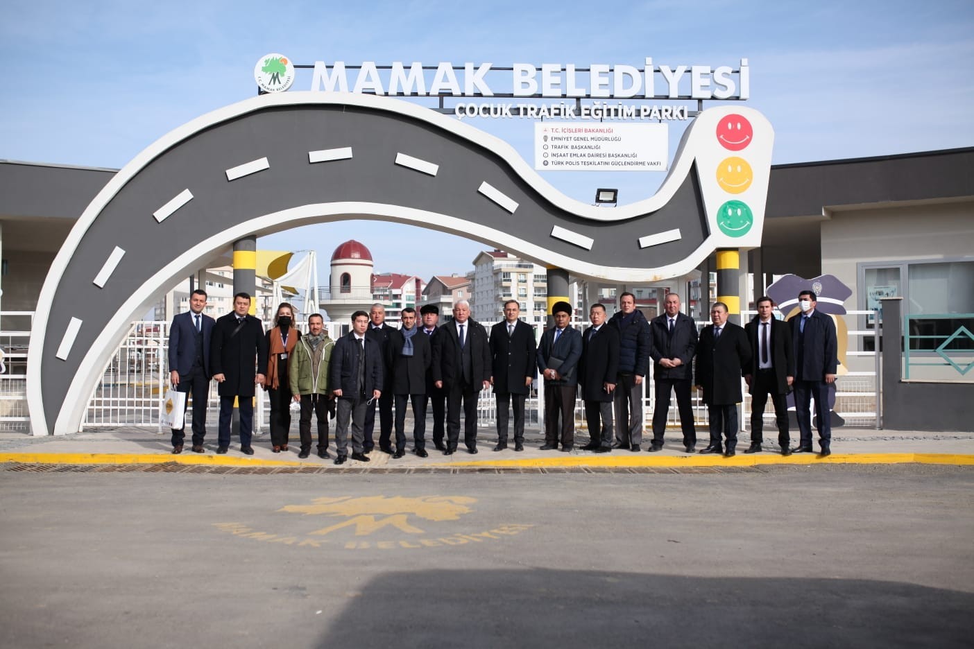 Özbekistan Emniyet Genel Müdürlüğü çalışanları, trafik eğitim parkını ziyaret etti #ankara