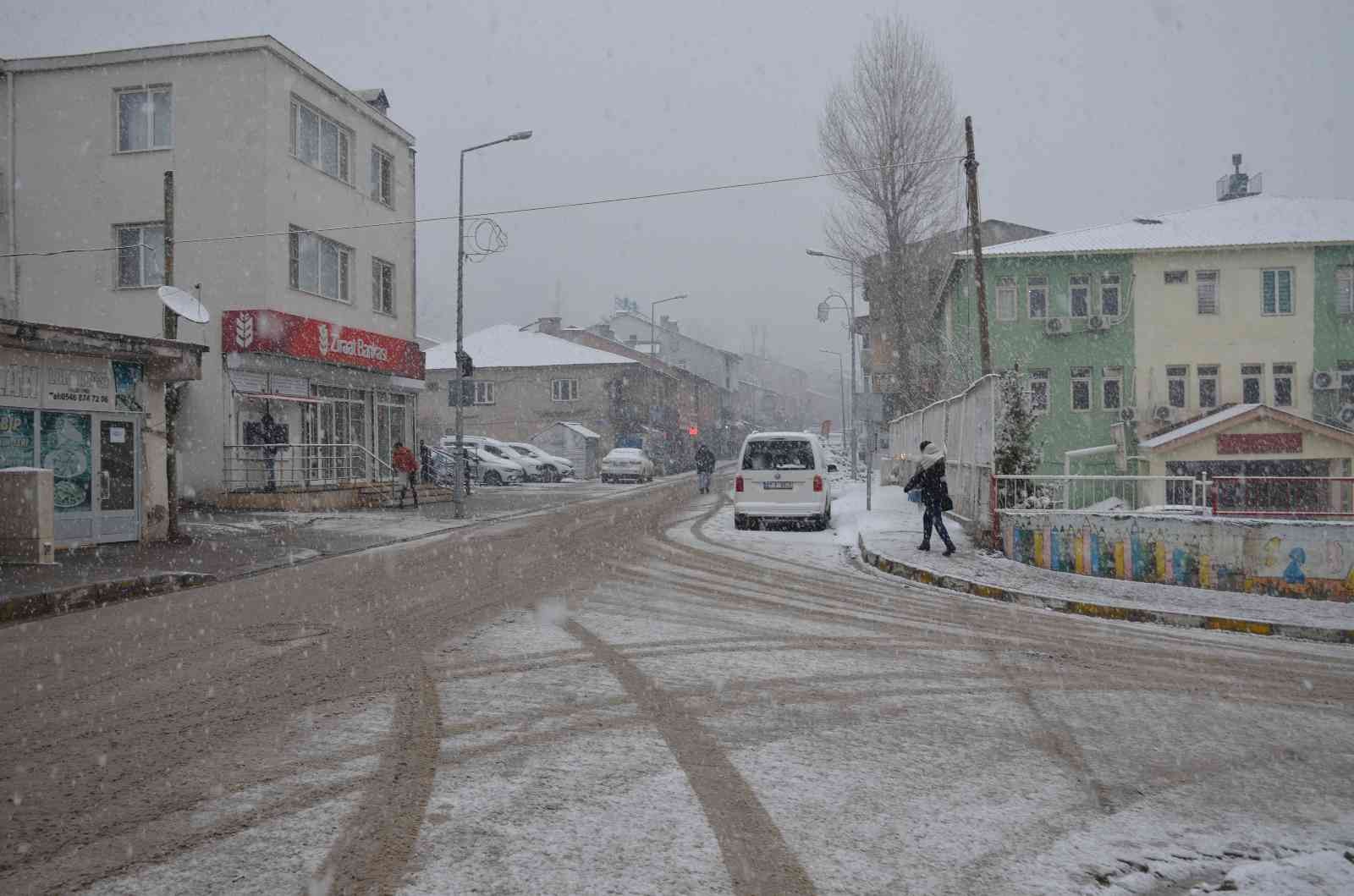 Şırnak’ta kar yağışı etkili oldu