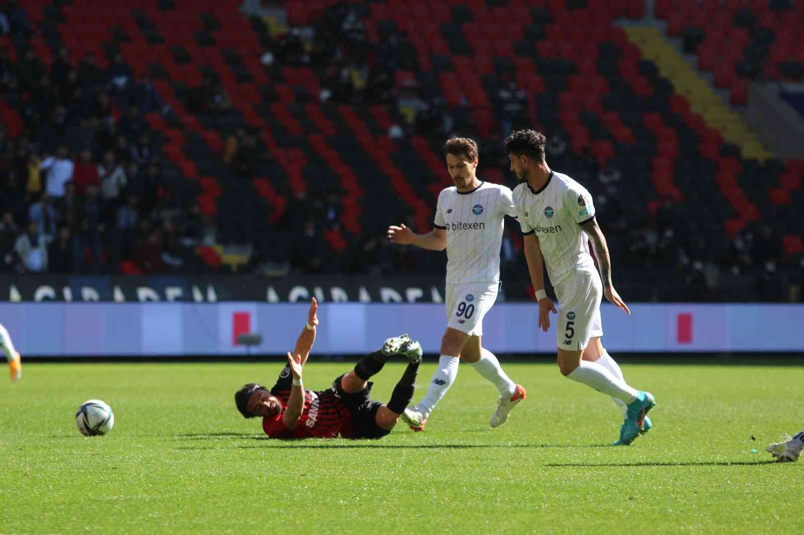 Spor Toto Süper Lig: Gaziantep FK: 0 - Adana Demirspor: 1 (İlk Yarı) #gaziantep