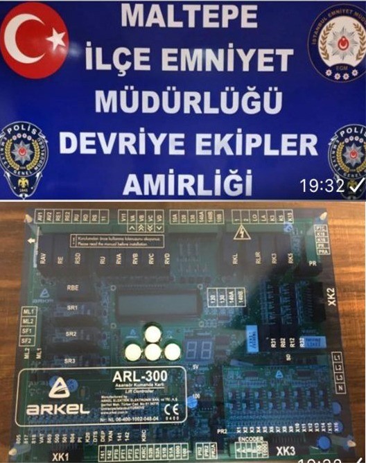 Maltepe’de asansör ana kartlarını çalan hırsız yakalandı #istanbul