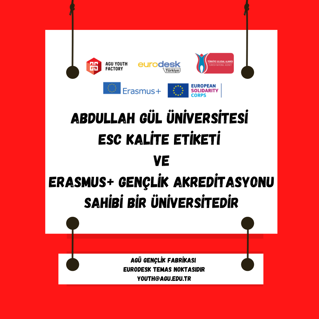 AGÜ, 3 Ayrı Kalite Sertifikası ve Erasmus+ Gençlik Akreditasyonu Sahibi Oldu #kayseri
