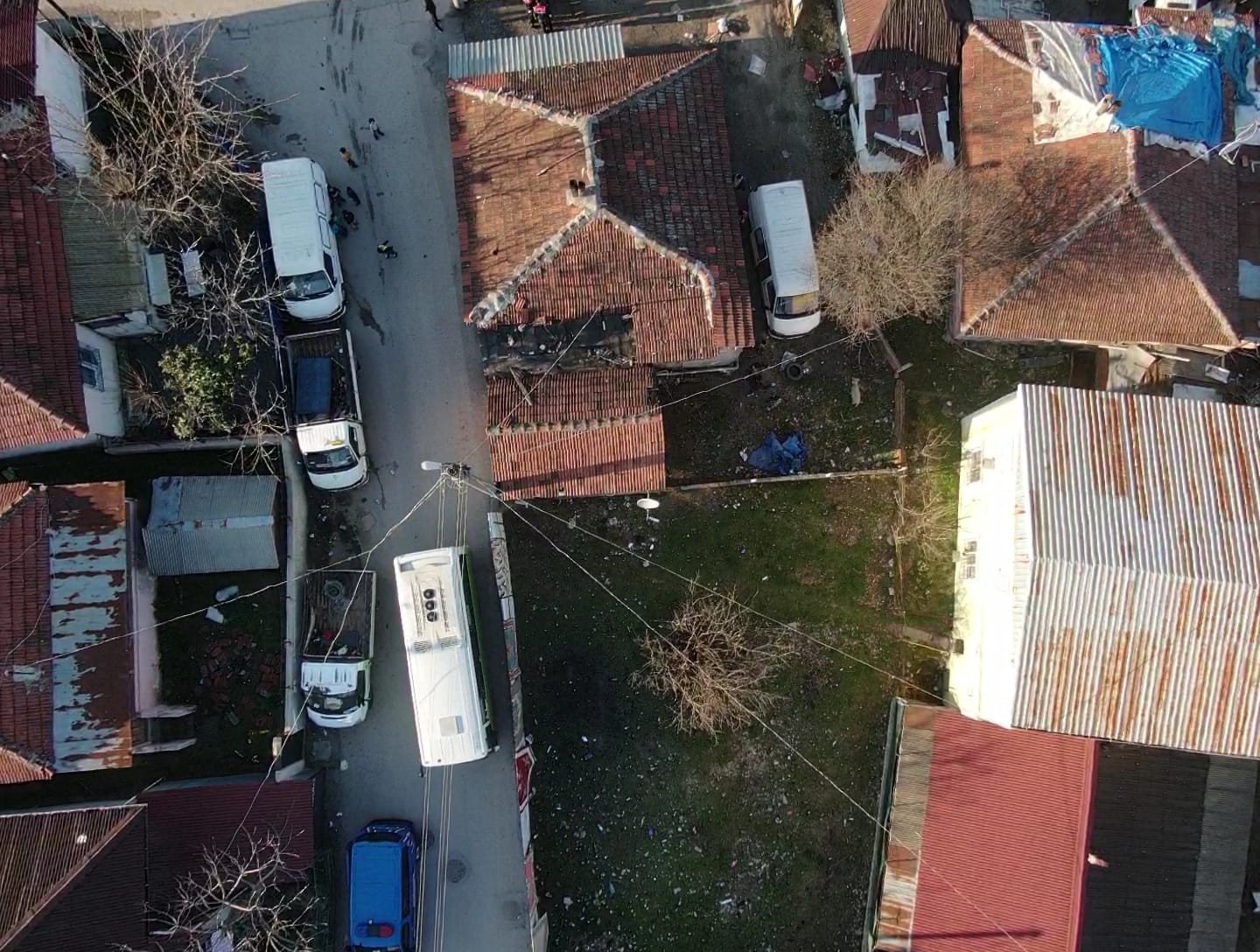 Jandarma hırsızlık zanlılarına dronlu operasyon