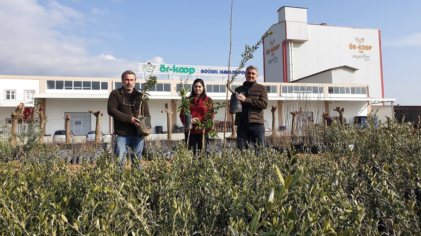 ÖRKOOP’tan bölge tarımına kaliteli fidan desteği #aydin