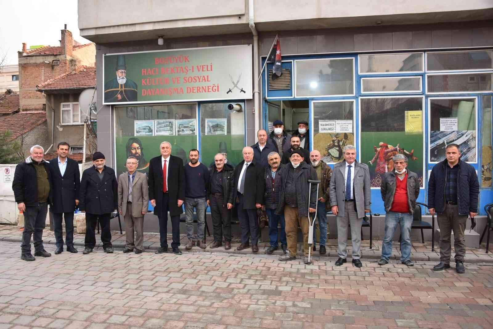 Başkan Bakkalcıoğlu’ndan Hacı Bektaş Veli Derneği’ne ziyaret #bilecik