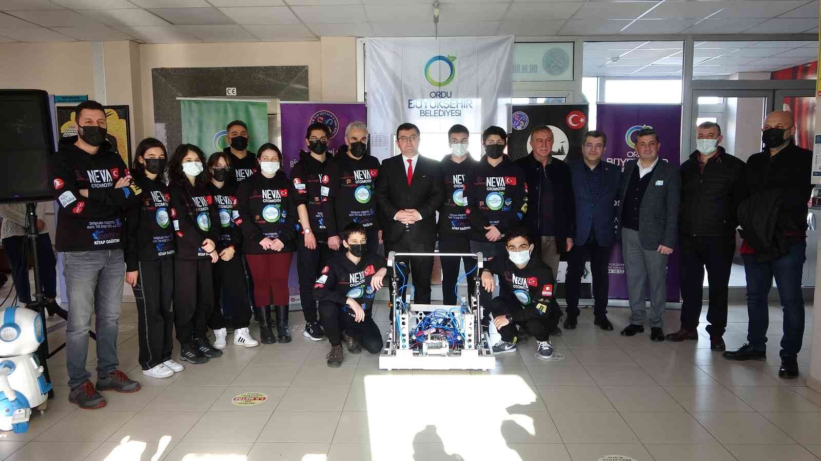 Ordulu öğrenciler, Kanada’daki robotik yarışmada Türkiye’yi temsil edecek #ordu