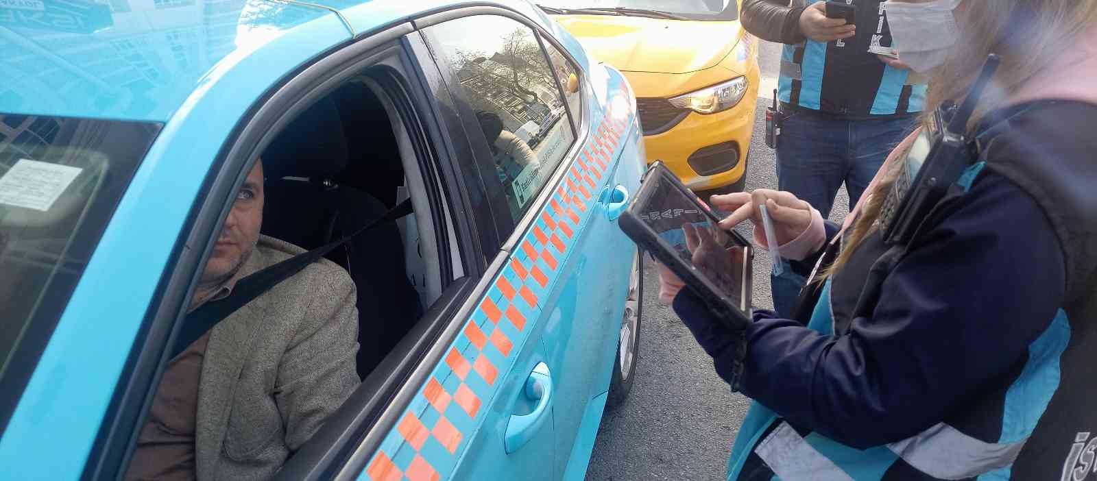 Şişli’de ticari taksi denetimi #istanbul