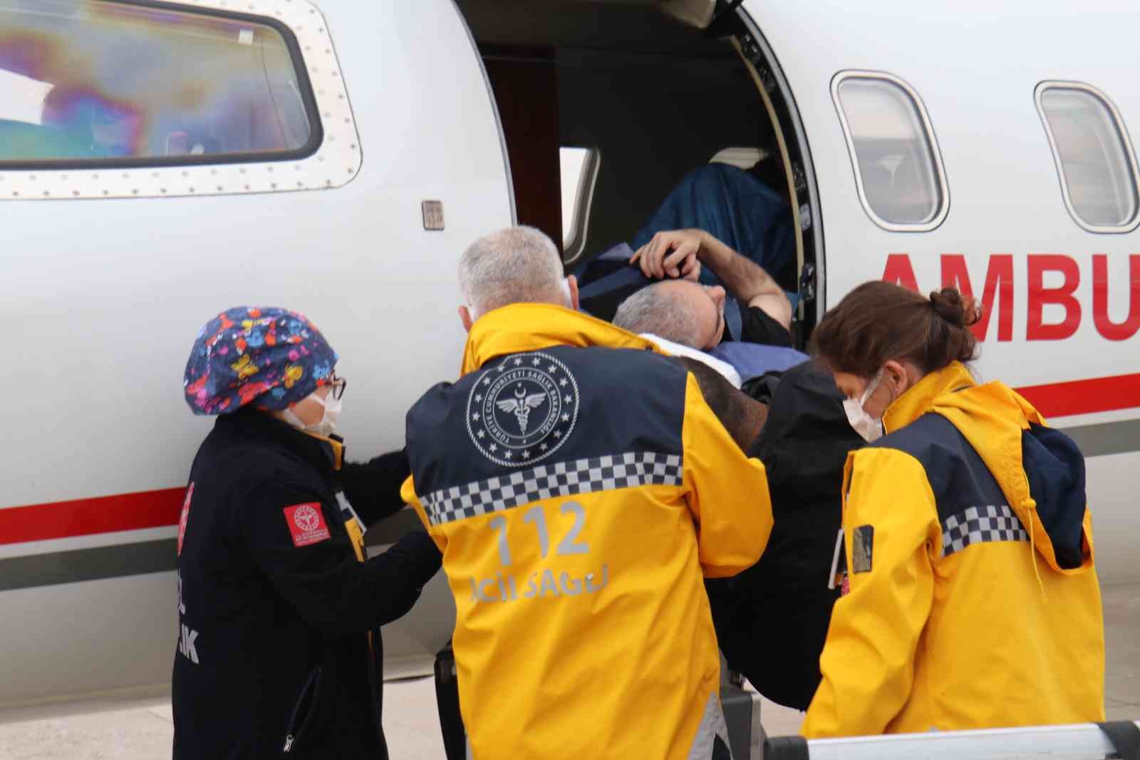 Almanya’da ölüme terk edilen Türk hasta Malatya’ya getirildi #malatya