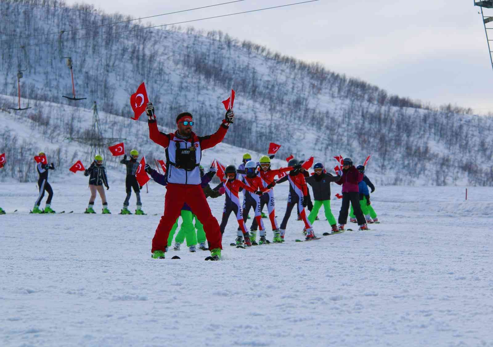 Terörden arınan Tunceli’de vatandaşlar kayak festivaline akın etti