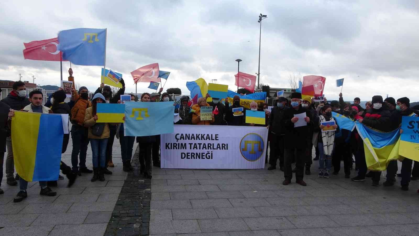 Çanakkale’den Ukrayna halkına destek #canakkale