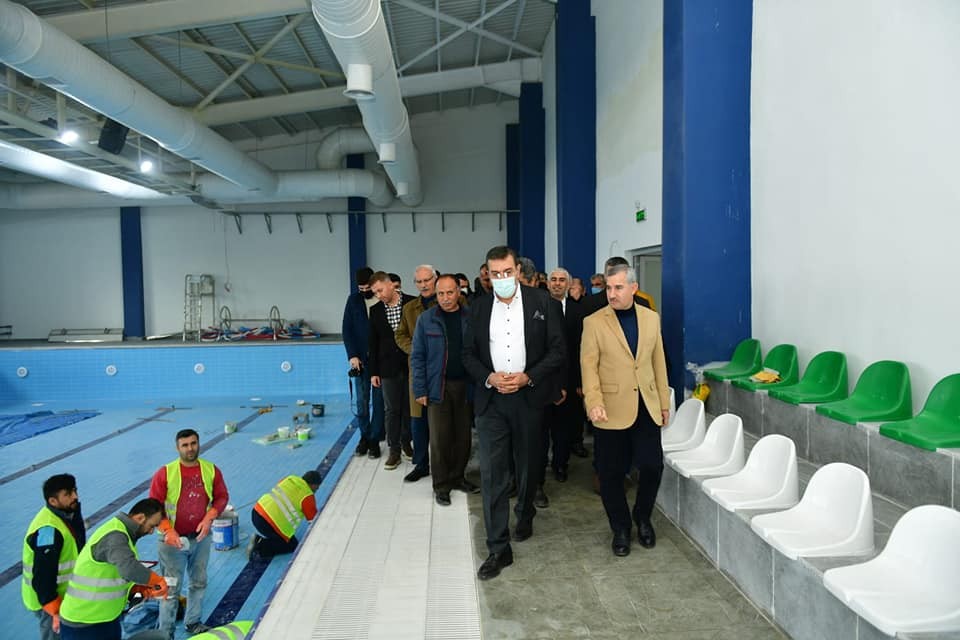 Milletvekili Tüfenkci ile Başkan Çınar, Yakınca yarı olimpik yüzme havuzunu inceledi #malatya