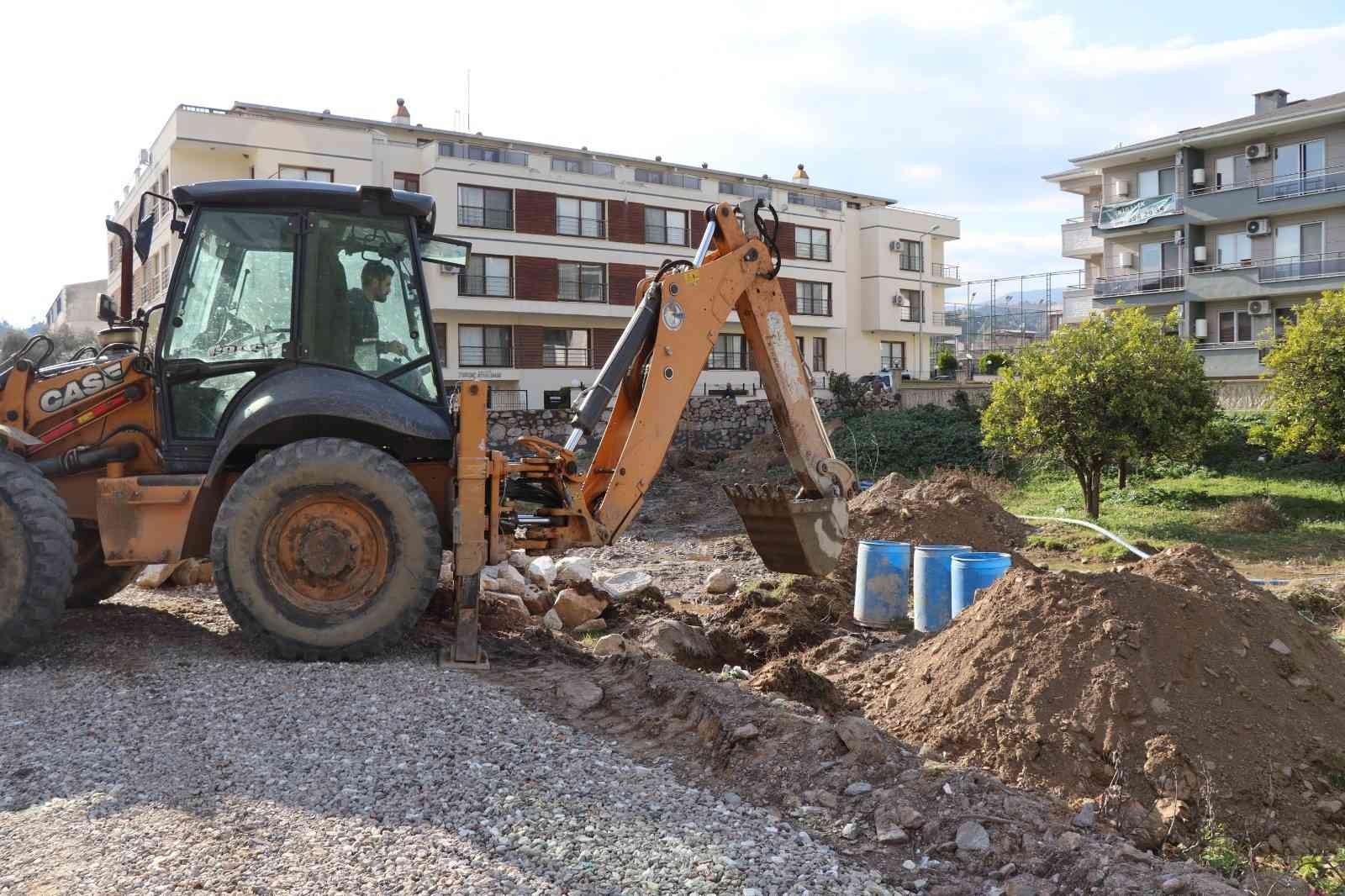 Nazilli Belediyesi İsabeyli’de çalışmalarını sürdürüyor