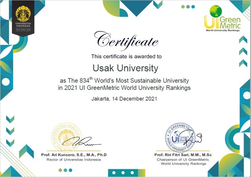 Uşak Üniversitesi, Dünya Genç Üniversiteler sıralamasında ’Reporter’ statüsü aldı #usak