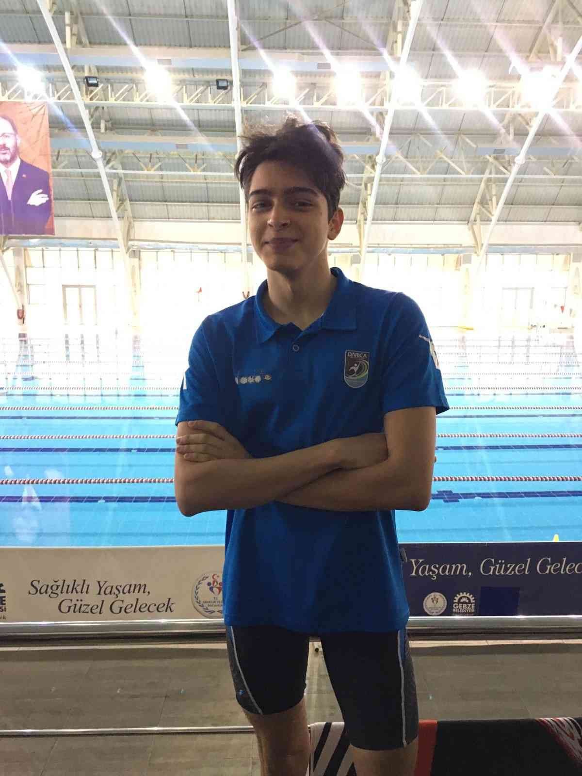 Darıcalı genç yüzücüden büyük başarı #kocaeli