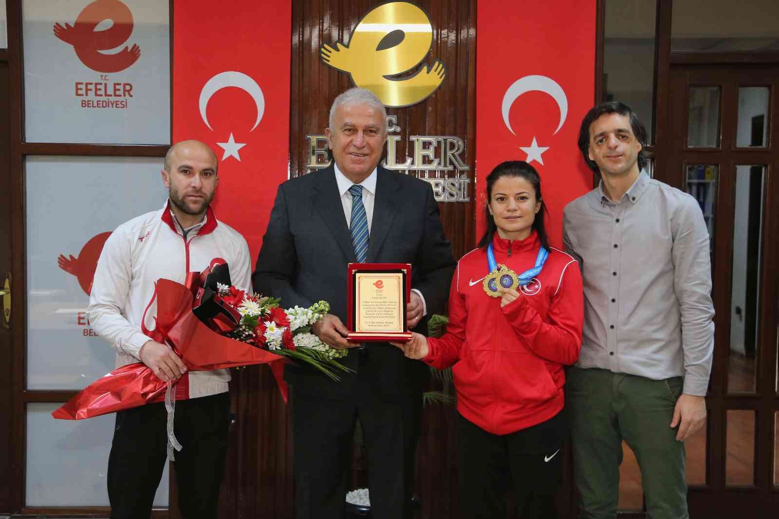 Başkan Atay, Efelersporlu şampiyonu ağırladı #aydin